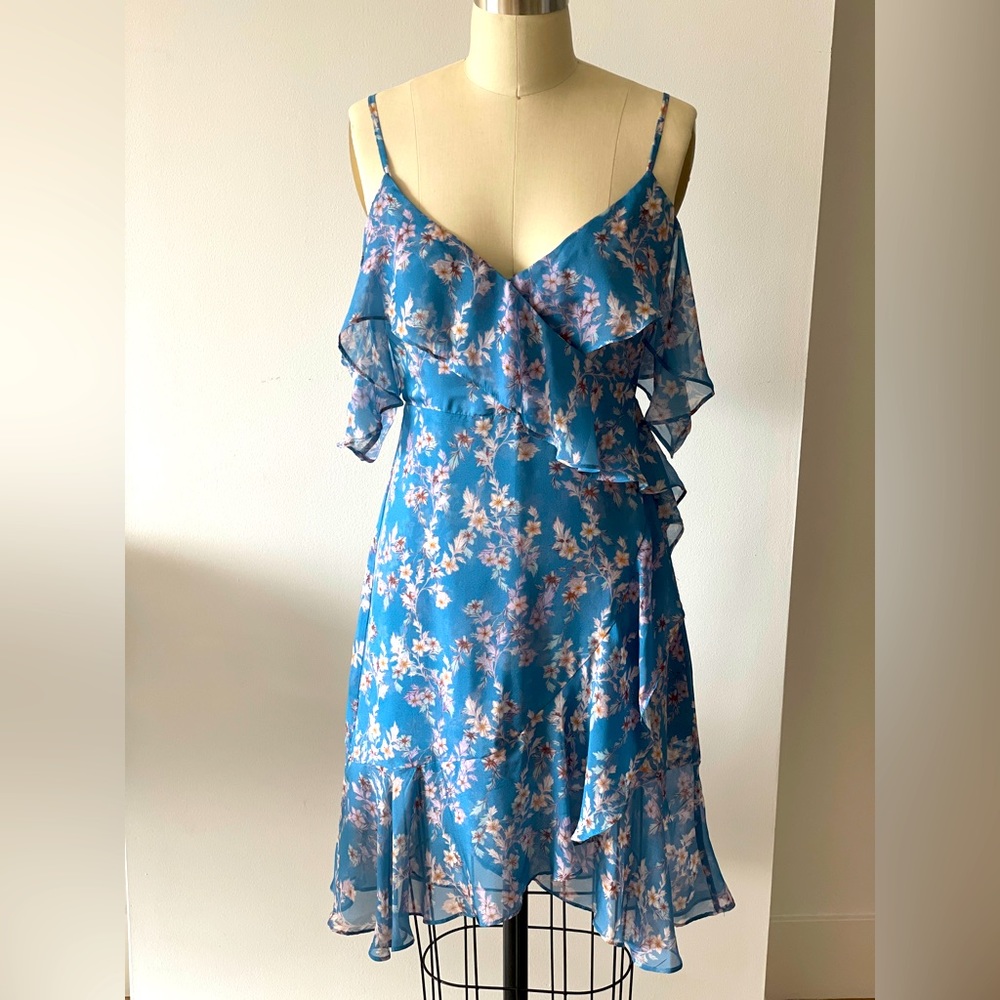 Floral silk dress - Intermix - Size 2
